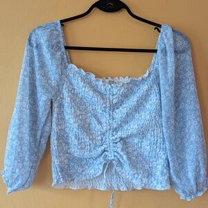 Floral crop top